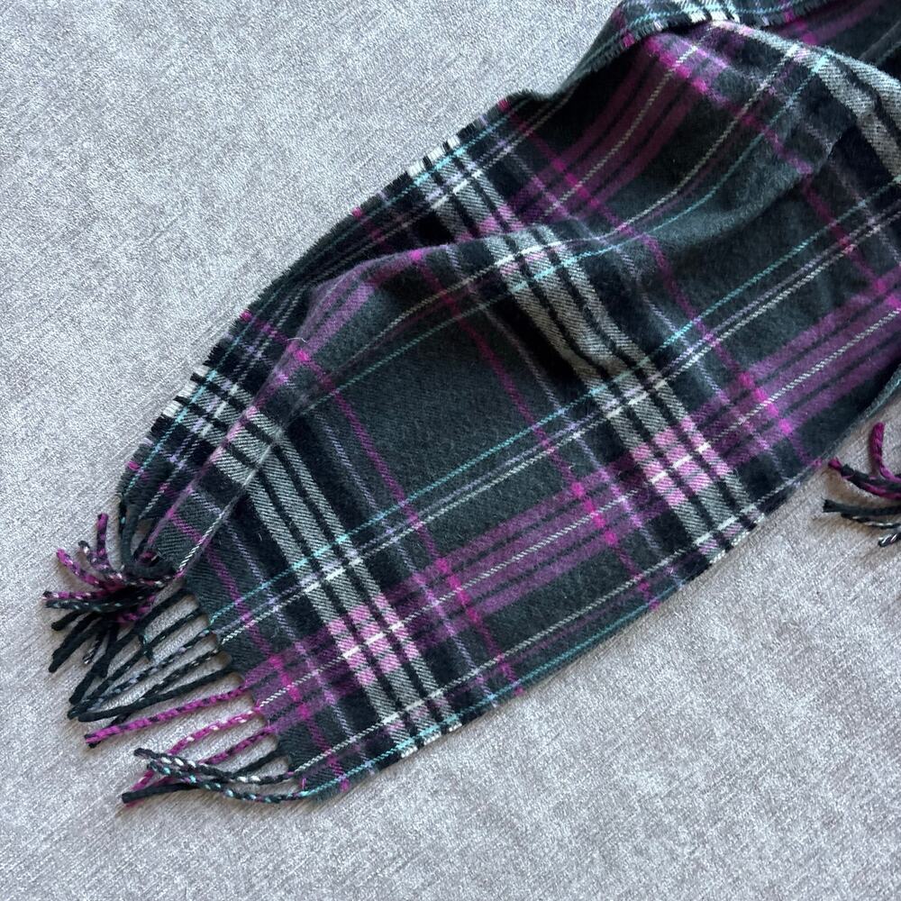 Coach Plaid Scarf - Picture 4 of 4